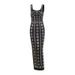 Women’s Clothing sexy hot girl style hip skirt spring new U neck backless diamond studded celebrity suspender dress for women_ecoleips.com