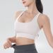 Women's Clothing Medium High Strength Sports Bra Yoga Vest Fitness Underwear Running Shockproof Cross Beauty Back Without Buckle_ecoleips.com