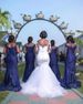 Women's Clothing Wedding dress new lace round neck long sleeve mermaid slim bride wedding dress one piece delivery_ecoleips.com
