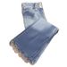 Women's Clothing Blue Denim Wide Leg Pants Thickened High Waist Slim Straight Casual Long Pants_ecoleips.com