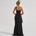 Women's Clothing INS Style Women's Evening Dress Fashionable Sexy Suspender Long Skirt New Backless High Slit Dress_ecoleips.com