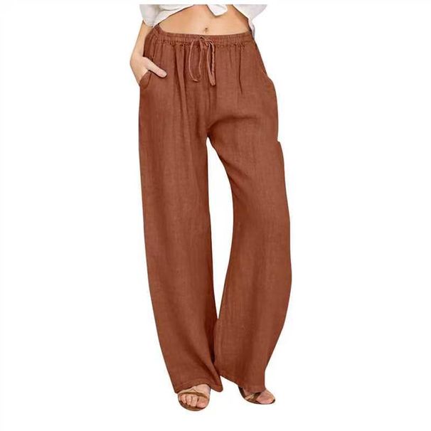 2023 New Cross-Border Women's Fashion European And American Style . Plus Size Loose Cotton Linen Casual Long_ecoleips.com