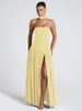 Mozision Elegant Off-shoulder Sexy Maxi Dress Women Gown Scarf Collar Strapless Sleeveless Backless High Split Long Dress Female_ecoleips.com
