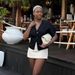 Women's V Neck Knit Blouse, Batwing Short Sleeve Button Down Cardigan, Casual Elegant Knitwear Top For Office Daily_ecoleips.com