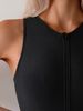 Women's Solid Color One Piece Swimsuit Slim Fit Athletic Sports Swimwear For Training And Leisure_ecoleips.com