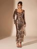 ng2510292 Cross-border Foreign Trade Slim-fit Evening Dress Weddings, Banquets, And Parties, Elegant Long Gown For Hostesses_ecoleips.com