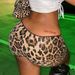 Aria Basics Aria Basics European And American Foreign Trade Spring-summer New Fashion Low-waist Sequin Color-blocking Leopard Print Sexy Women's_ecoleips.com