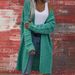 Women's Long Cardigan Sweater - Soft Knit Open Front Coat, Loose Fit V-Neck, Pure Color Stitching, Casual & Elegant_ecoleips.com