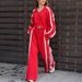 Spring And Autumn New 2025 Casual Sleeve Long Pants Set Women's Two-Piece Outfit_ecoleips.com