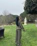 Women’s Half-Zip Pullover & Trousers Set – Loose Fit Casual Two-Piece Outfit (S-XL, Light Gray/Black/Green/Navy Blue/Brown)_ecoleips.com