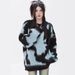 girl 2025 Autumn Winter New Loose Slimming Mink Velvet Elegant Pullover Knitted Sweater For Women_ecoleips.com