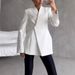 Women's Clothing American Style Long Sleeve Satin Top With Stretch Mesh Skirt Two-Piece Set Thin Polyester Spring/Autumn Summer_ecoleips.com