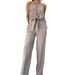 European American Foreign Trade Ready-to-ship Women's Clothing 2026 New Fashion Elegant Sleeveless Tie-back Tank Top And_ecoleips.com