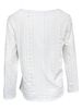 Women's Top, Cardigans,White, Comfortable Fit, Soft Material, Casual Wear_ecoleips.com