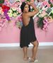 Women's Clothing Women's Casual Solid Color Dress Sexy Backless Design Style White Flowy Dress For Formal & Casual For Women_ecoleips.com