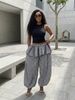 2026 Women's High-Waisted Wide Leg Pants Spring Summer Fashion Plaid Design With Hip Curtains And Jogger Style_ecoleips.com