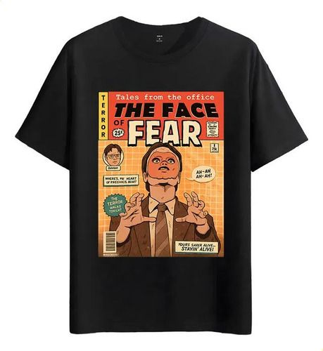 Women's T-Shirts Tshirt Muscle Freaks The Office Comic Estilo Dwight Schrute_ecoleips.com