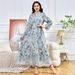 Verve MT385 Robe Garment Factory New Style Rhinestone Collar Beaded Evening Dress Muslim_ecoleips.com