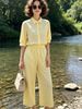 Elegant Lolita-Style Women's Long Shirt Set Beaded Embroidery European Station Autumn Winter Fashion for Women_ecoleips.com