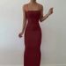 Summer New Arrival Women's Spaghetti Strap Dress Elegant Long Temperament Slim Fit Fashion Dress_ecoleips.com