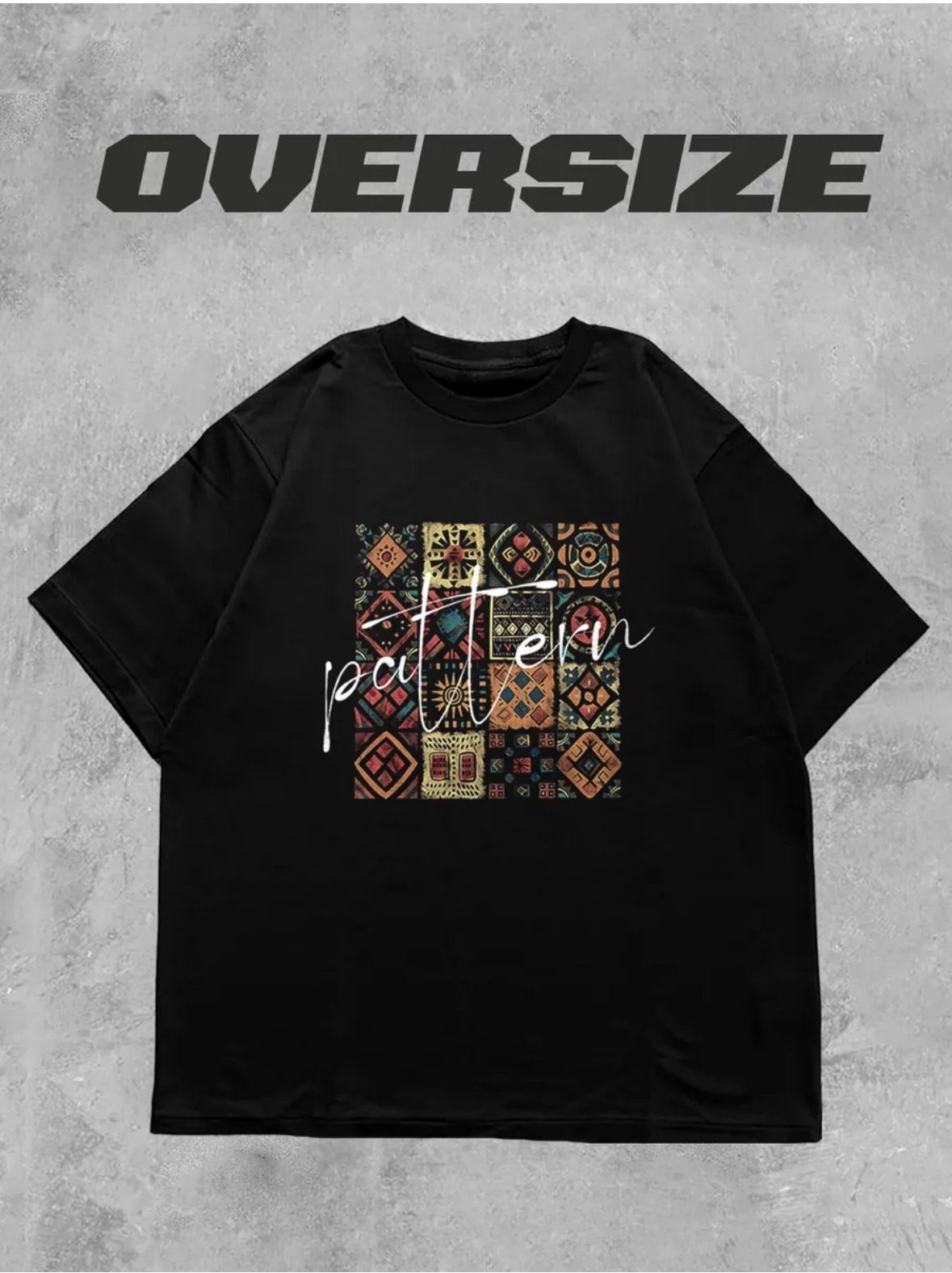 Youthful Casual Printed Short-sleeve European And American Loose-fitting Hong Kong Style 100% Cotton Vintage Top_ecoleips.com