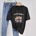 Women's Casual Round Neck Short Sleeve T-Shirt Multi-Color American Style Simple Fashionable Sports Top Solid Printed Loose Fit_ecoleips.com