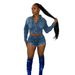 Sexy Heavy Duty Rhinestone Denim Shorts For Women Hot Selling Fashionable Summer Shorts_ecoleips.com