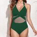 Women's One-Piece Swimsuit – Sexy Mesh Panel Monokini With Built-In Bra (S-XXL, 7 Colors) – Quick-Dry & Tummy Control_ecoleips.com
