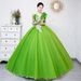 Green Tutu Dress New Style For Women Student Art Exams Solo Singing Hosting Performance Costume Bel Canto Dress_ecoleips.com