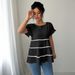 Women's Clothing Simple Fashion Ruffled Short Sleeved Women's T Shirt Women's Clothing Pring And Summer_ecoleips.com