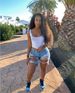 Women's Clothing Denim Shorts Cotton Hot Pants Loose High Waist Shorts_ecoleips.com