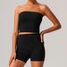 Women's Clothing Nude Quick Drying Yoga Suit For Women, Outdoor Training Suit, Running Sports Pants, Fitness Clothes, Gathered Bra Set_ecoleips.com