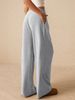 K Women's Casual Loose Fashion Wide-leg Pants With Elastic Waist_ecoleips.com