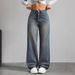 European And Cross-border Fashion 2026 New Spring Popular Retro Loose Slim-fit Narrow Wide-leg Pants In American Style_ecoleips.com