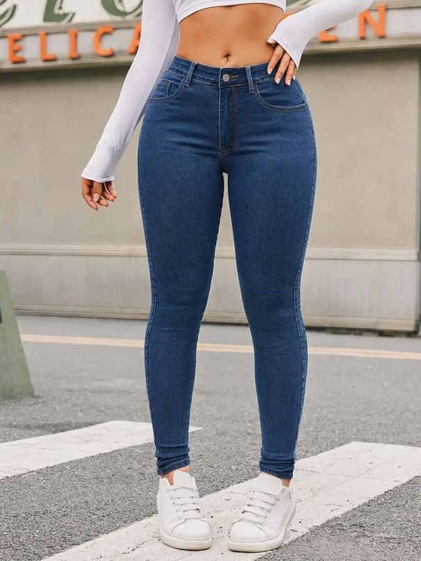 Women's Clothing New Tight Elastic Foot Pants Jeans Women_ecoleips.com