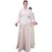 Women's Clothing Elegant Long Dress Summer Soft Feminine Waist Cinching Fashion_ecoleips.com
