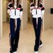 "Women's Stylish Color-Block Tracksuit Set Zip-Up Hoodie & Wide-Leg Pants Casual Autumn Outfit"_ecoleips.com