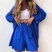 Women's Clothing Spring Loose Plus Size Women's Solid Color Suit Women's Single Breasted Long Sleeved Casual Shorts Two Piece Suit_ecoleips.com