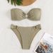 Women's Sexy Padded Bikini Swimsuit Two Piece Set European American Style Swimwear_ecoleips.com