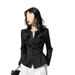2025 Spring New High-End Light Luxury Unique Beautiful French Style Elegant Plus Size Short Shirt Jacket For Women_ecoleips.com