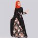 European, American, Middle Eastern, Turkish, Saudi Arabian Long Street Dresses With Prints, Elegant And Suitable For_ecoleips.com