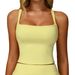 Women's Double Shoulder Strap Yoga Vest Bare Back Slimming Sports Vest Outdoor Running Fitness Clothing_ecoleips.com