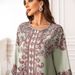 Kaftan High Density Hot Diamond Beading Printing Muslim Women's Robe Elegant Dress_ecoleips.com