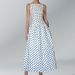 Polka Dot Wrap Dress – Flattering A-Line Silhouette With Wrap Waist Breathable & Lightweight Easy Dressing_ecoleips.com