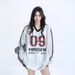 Retro V-Neck Hip-Hop Hoodie – Oversized Letter Print Sweatshirt For Men & Women, Loose Fit Streetwear Pullover (Black, White, 9002-White, M-2xl)_ecoleips.com