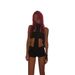 Gothic Style Sexy Cross Halter Neck Strapless Slimming Vest for Women Trendy European American Inspired Women's Top_ecoleips.com