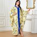 Modest Abaya Dress Elegant -Inspired Satin Jilbab Dress – Modest Islamic Abaya With Floral Print_ecoleips.com