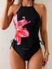 Women's Sexy Fashion Positioning Printed Bikini Two Piece Swimsuit Casual Beachwear_ecoleips.com