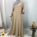 Muslim New Fashion Cross Border Hot Sale Dress Türkiye Dubai Elegant Loose Long Skirt_ecoleips.com
