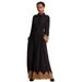 Verve Muslim Sleeve Embroidered Robe For Women, Arab Long Cardigan, Ethnic Clothing, Casual Wear_ecoleips.com